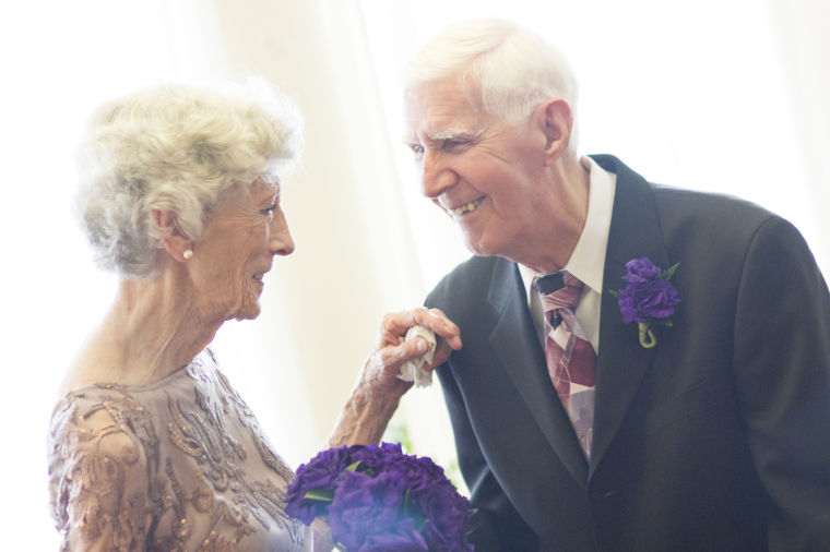 Barbara Burkett and Everett Dougherty's wedding